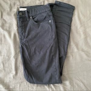 Madewell black 9” high-rise skinny jeans